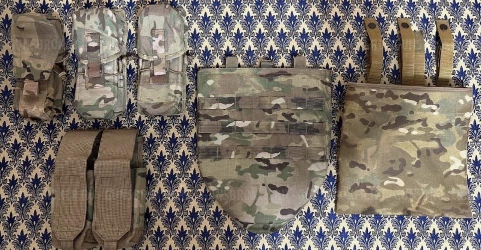 Защита плеч, напашник, подсумки мультикам