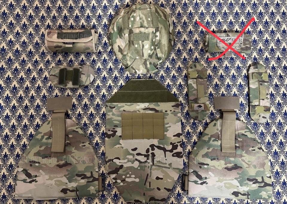 Защита плеч, напашник, подсумки мультикам