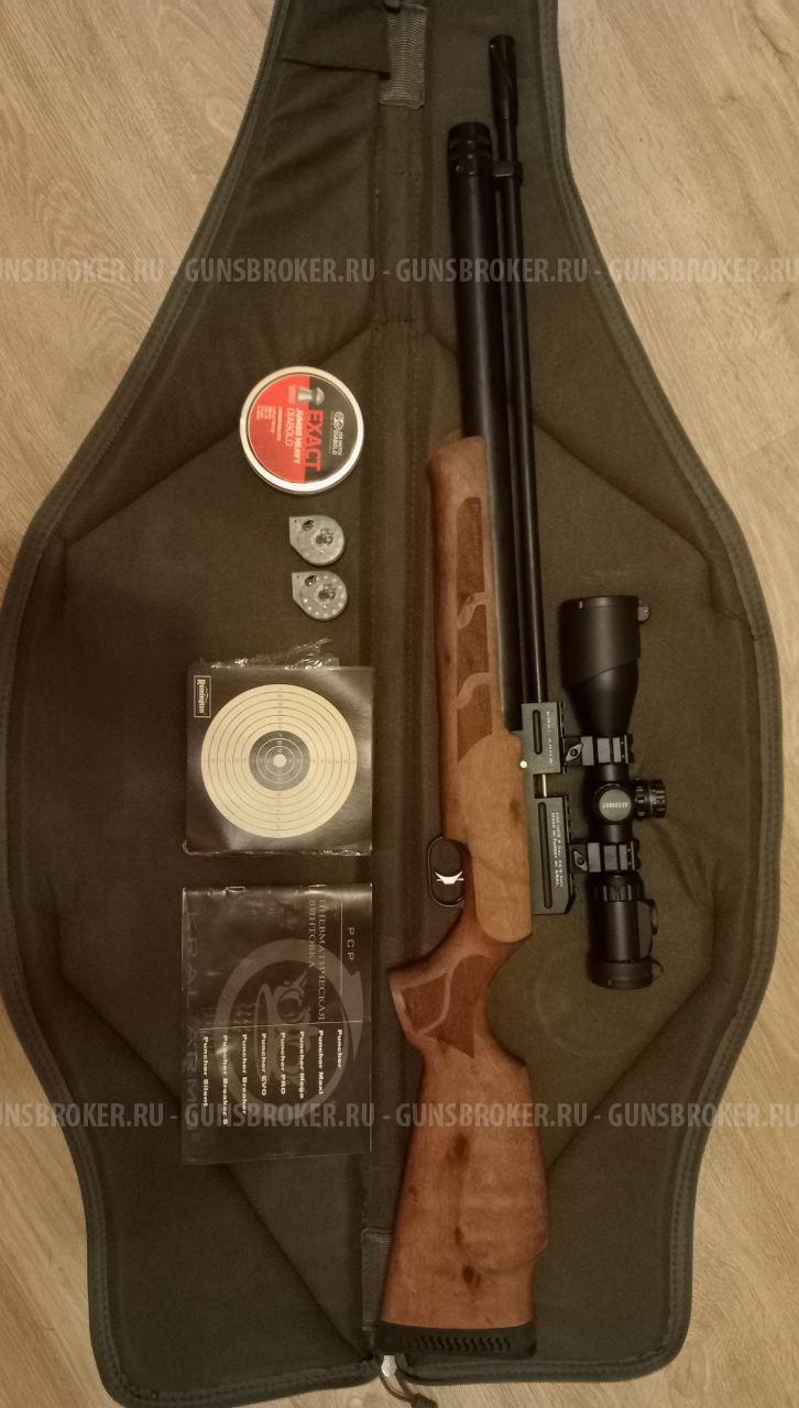 РСР_пнев. Kral Puncher Maxi 3_5,5 мм_орех_прицел_Leapers Accushot Tactical 3-12x44 Compact
