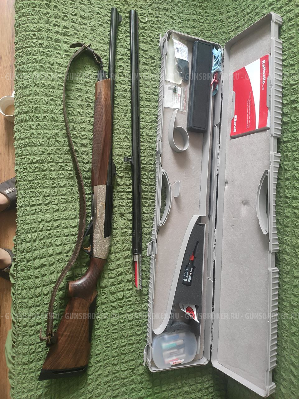 Ружье Benelli Raffaello 2013 Deluxe Combo 12x76 L=760 (дополнительный ствол L=550)