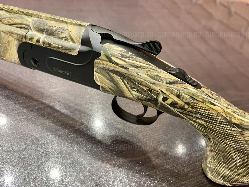Ружье Churchill 206 Camo O&U Shotgun 12ga 3.5" 89cm VR MC-5 R/ Tree Max-5 Auto safety Ejec