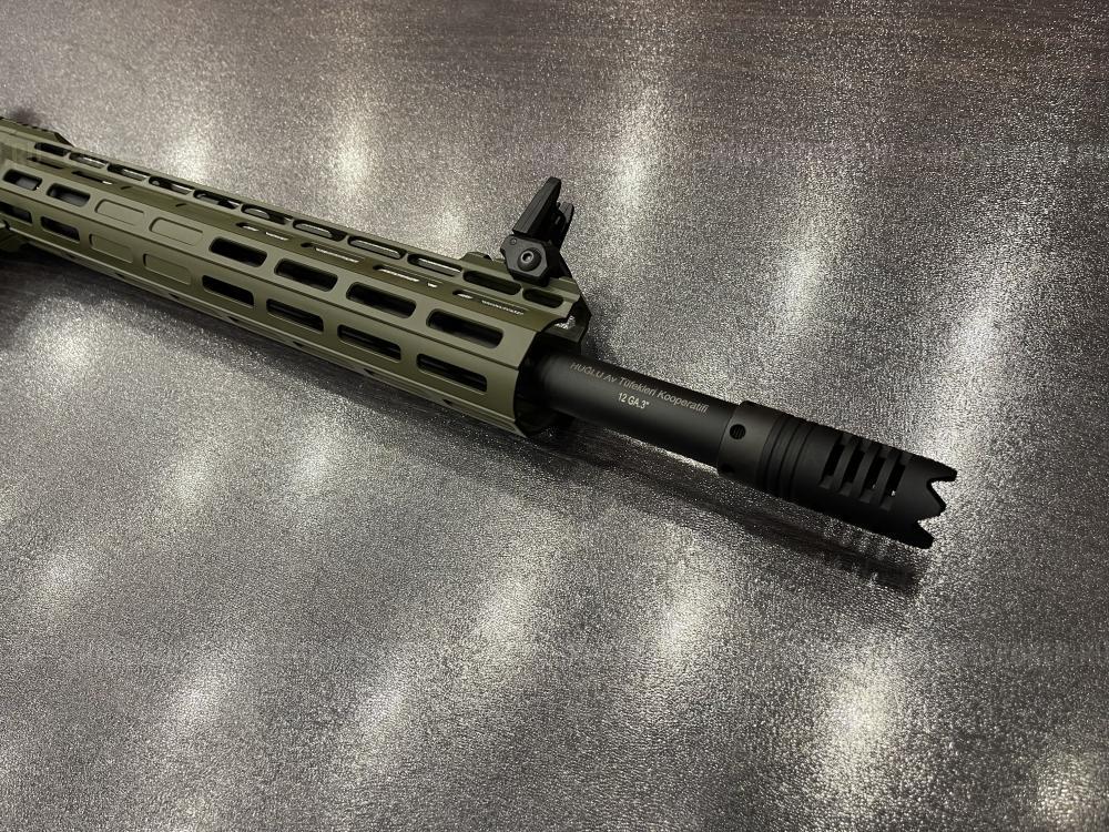 Ружье Huglu XR8 OD GREEN CERACOTE, Tactical Semi Auto.Gas.Sys., к.12/76