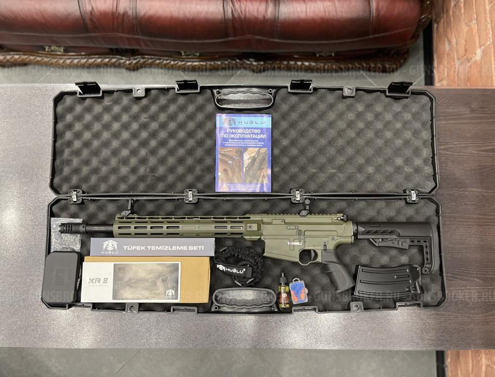 Ружье Huglu XR8 OD GREEN CERACOTE, Tactical Semi Auto.Gas.Sys., к.12/76
