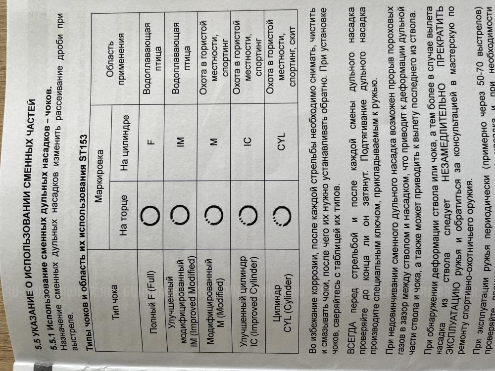Ружье охотничье самозарядное ST-155