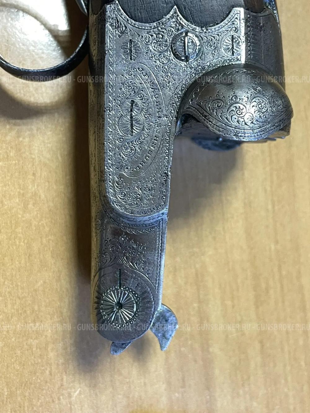 Ружьё Sauer 12 калибра, Германия, 1947 г., инкрустация