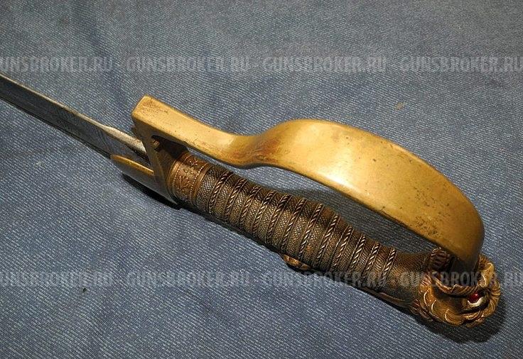 Сабля прусская офицерская пехотная