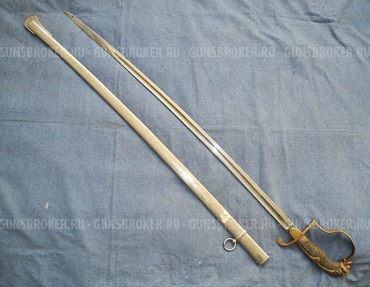 Сабля прусская офицерская пехотная