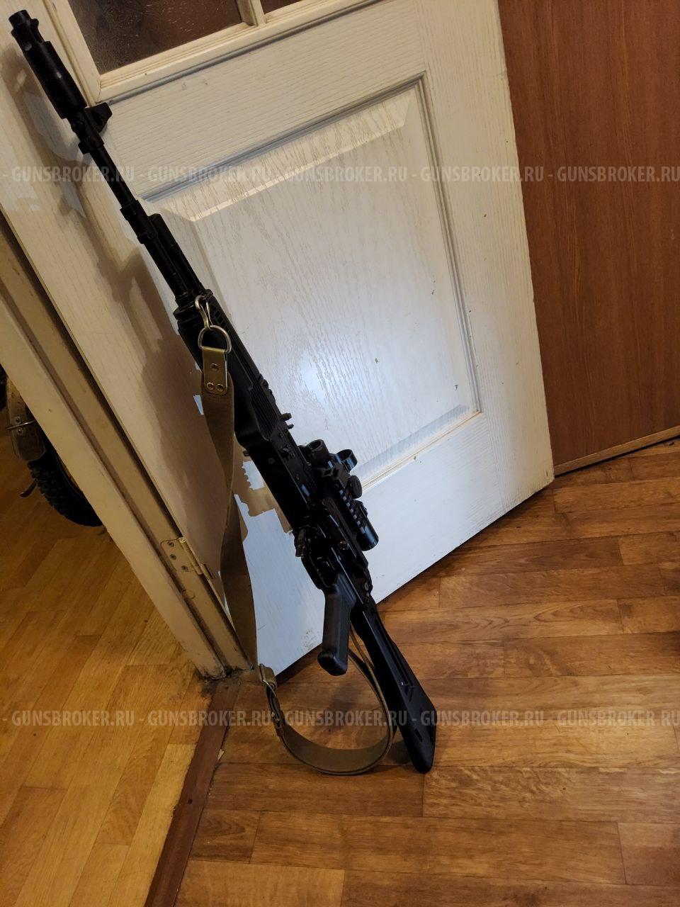 Saiga 5. 45 экспортная с откидным прикладом и прицелом на боковой планке