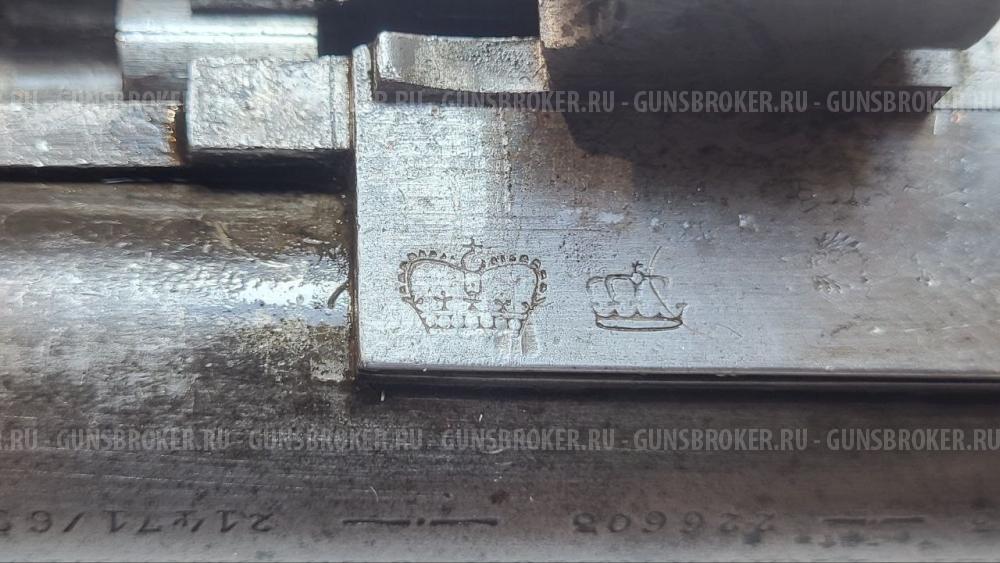 sauer 1896 c фирменными замками на боковых пластинах и эжекторами