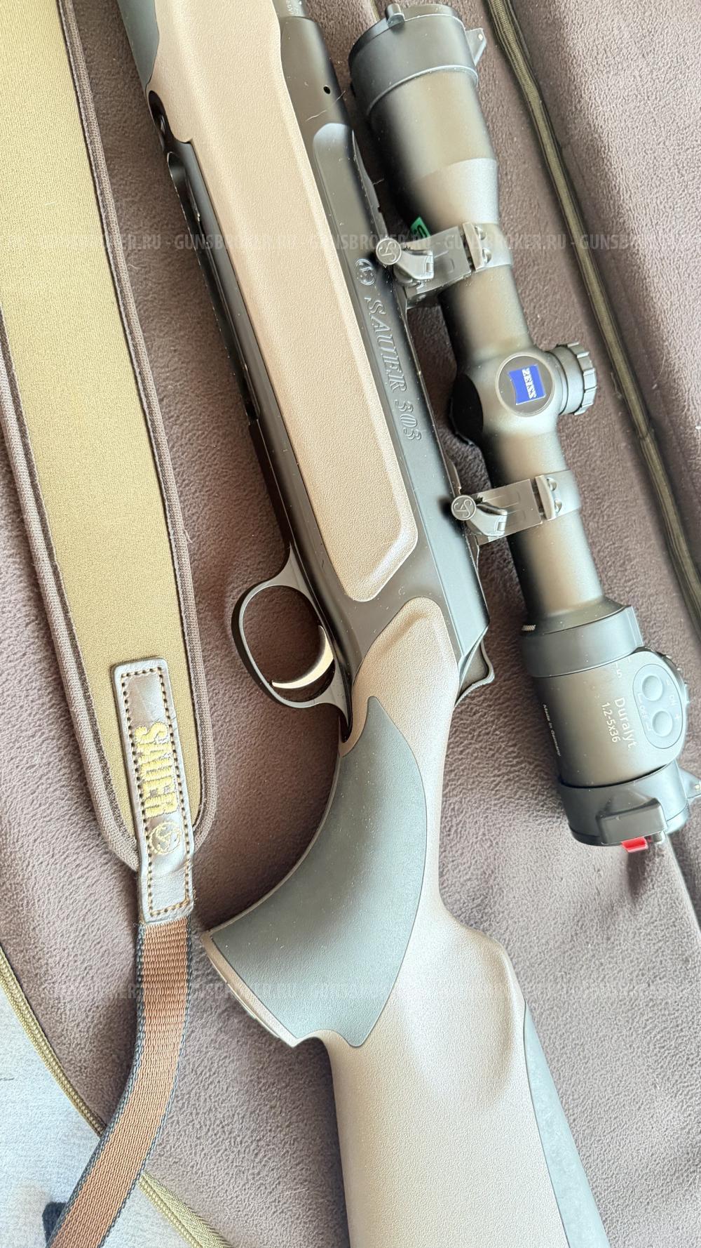 Sauer 303 калибр 30-06 с прицелом Zeizz 1,2-5x36 и патроны