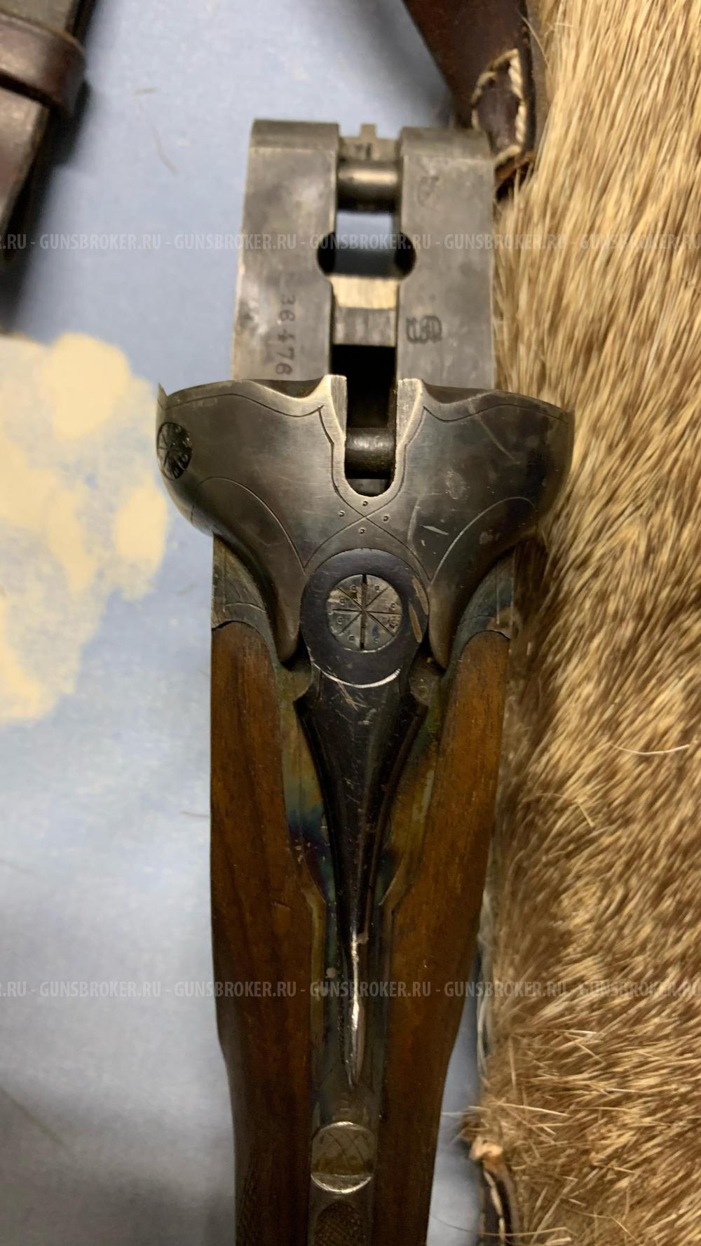 SAUER OOO ЗАУЭР "ТРИ КОЛЬЦА" 16/70 двуствольное охотничье ружье 1948 года