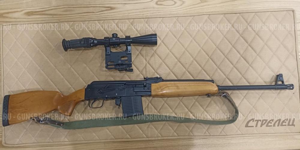 Сайга-308-1 к.7,62х51 (+прицел Рысь №5688) № 02734402