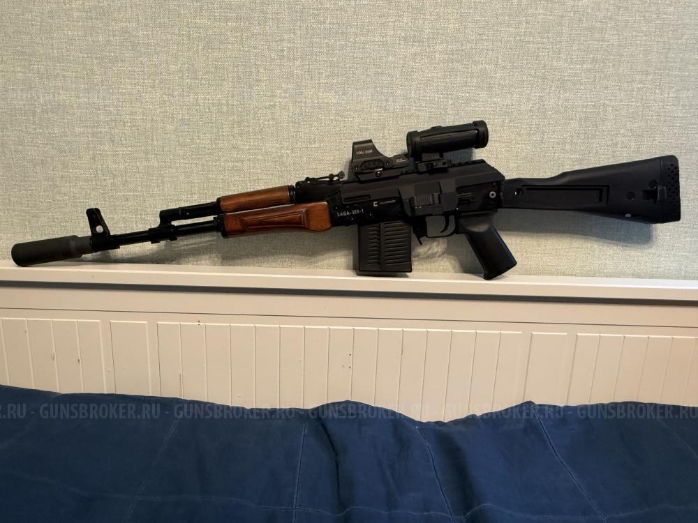 Сайга 308 исп. 61, ствол 415, в тюнинге