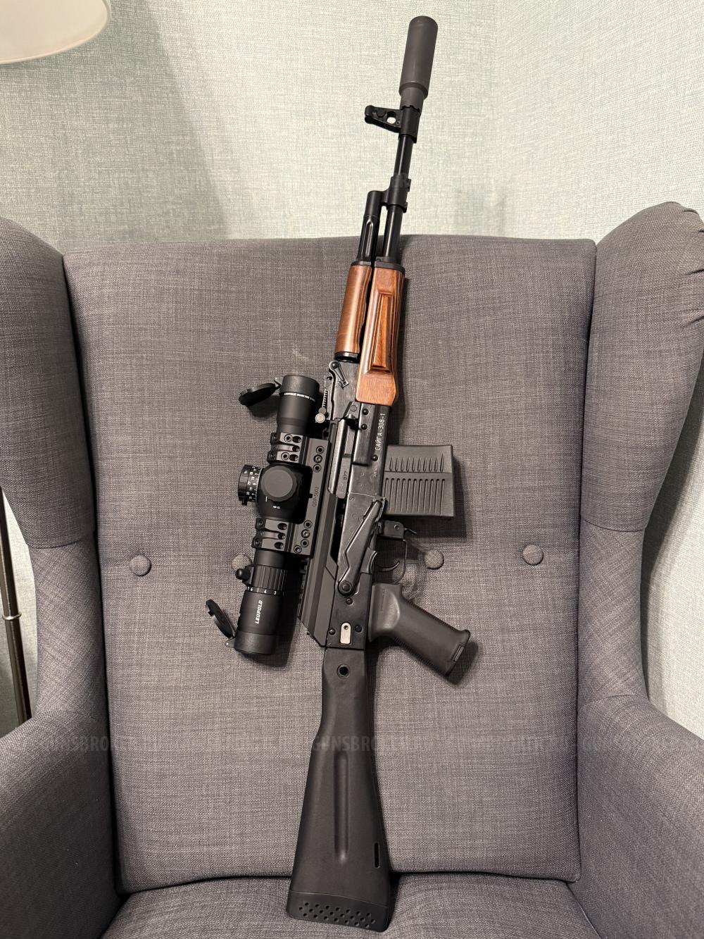 Сайга 308 исп. 61, ствол 415, в тюнинге