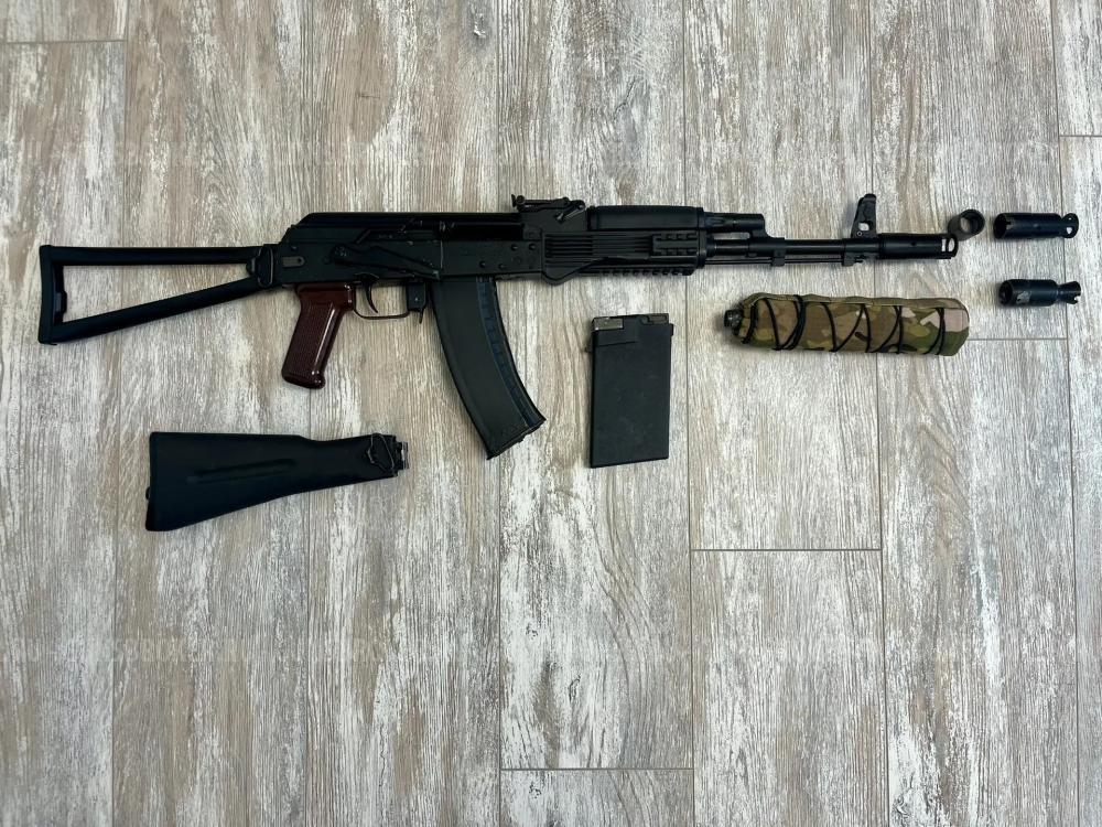 Сайга 410-2 с адаптером АК магазинов