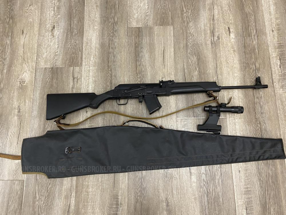 Сайга 7,62/39, дерево под СВД, с оптикой