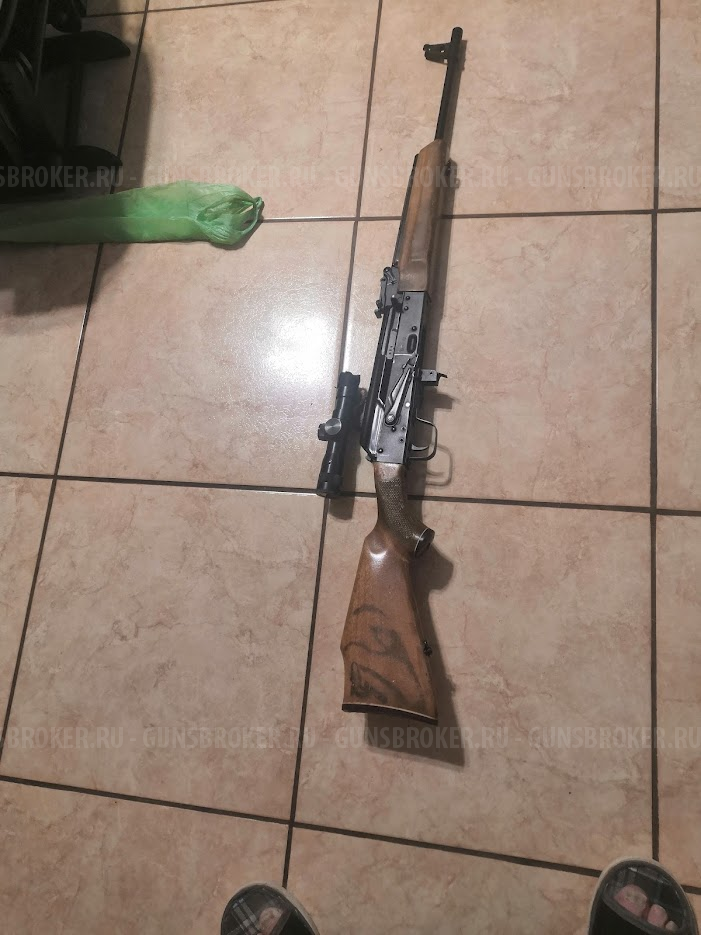 Сайга 7.62х39 с оптикой по 3.5, плюсом иж 27 16к и лыжи на камусе