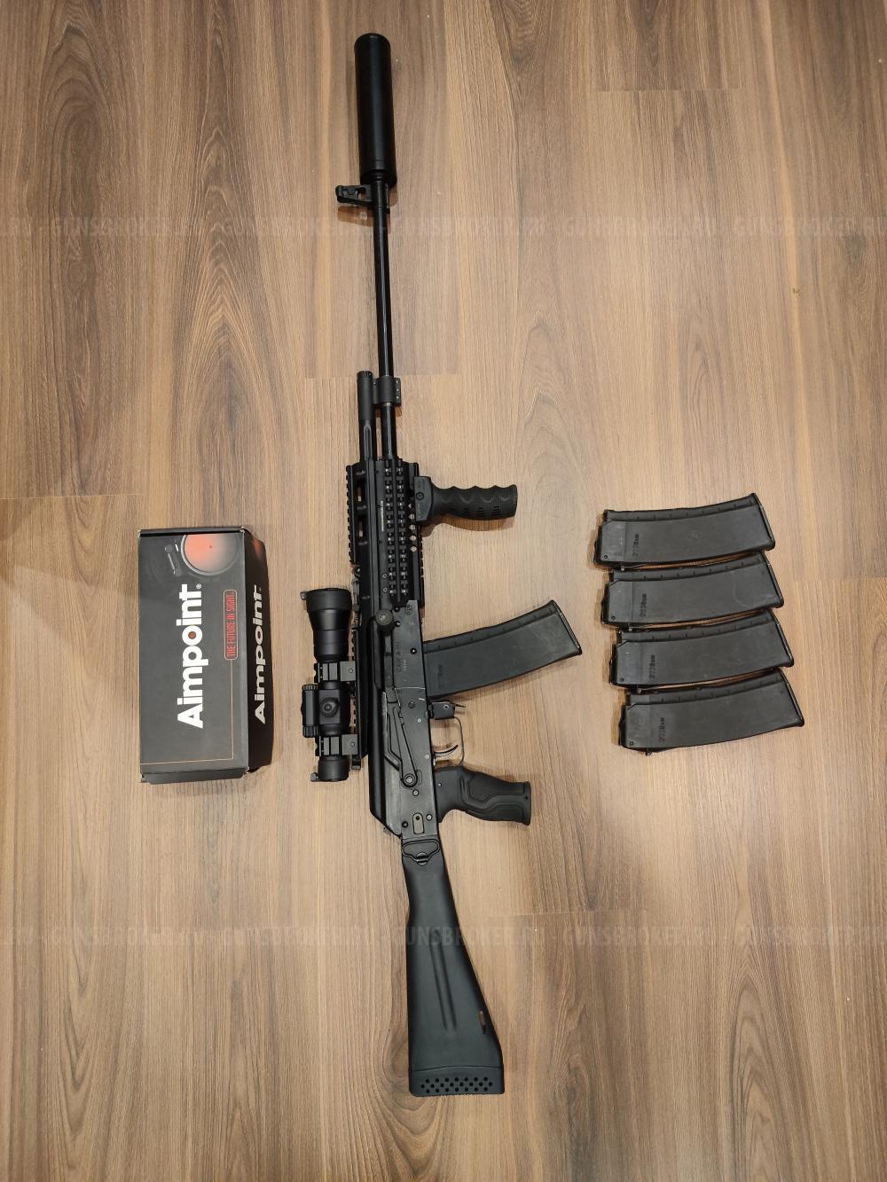Сайга М3 5.56х45 Fab Defense ПВО-Penetrator на максималках
