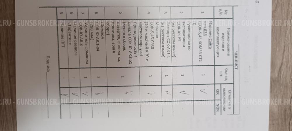 Сайга мк 033 5,45х39