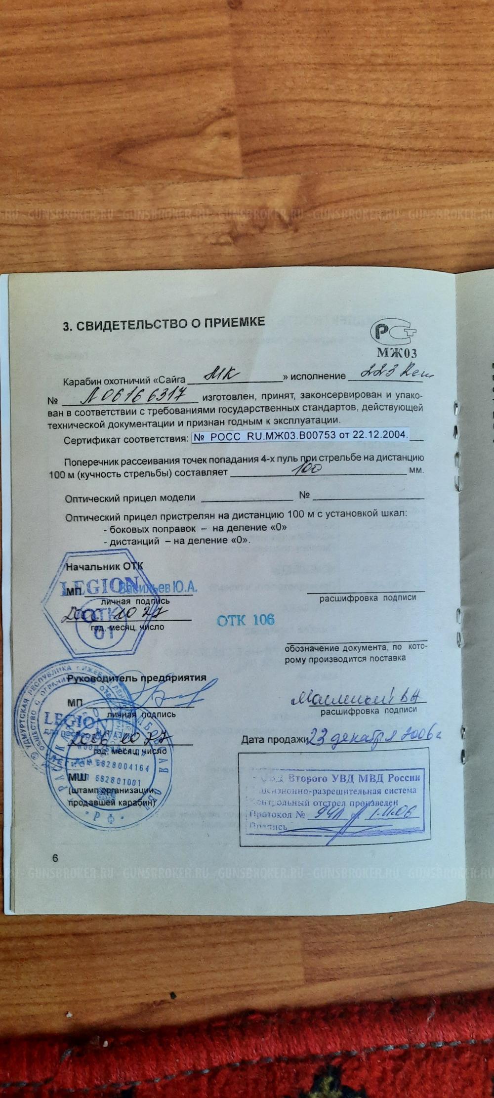 Сайга МК, 223 rem