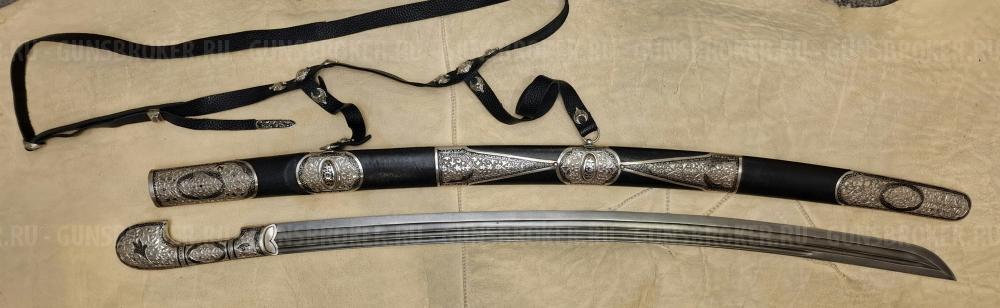 Шашка кавказская утопная мельхиор