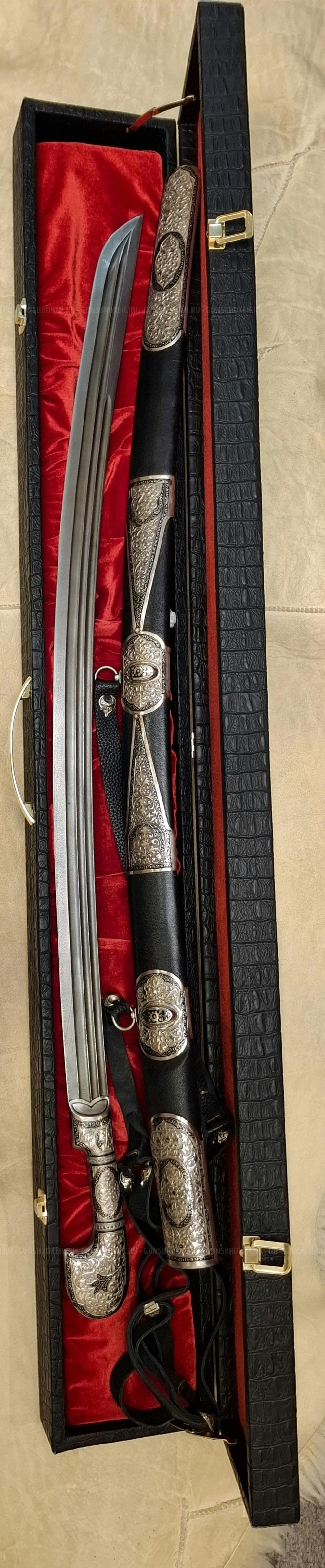 Шашка кавказская утопная мельхиор