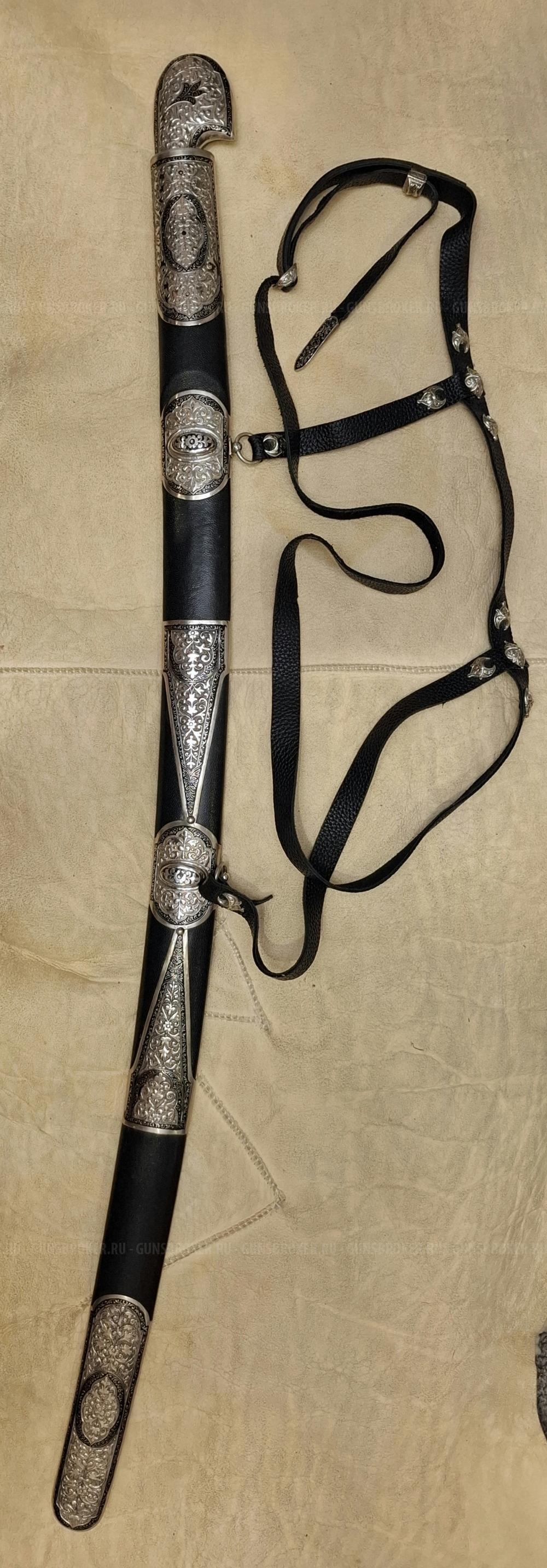 Шашка кавказская утопная мельхиор