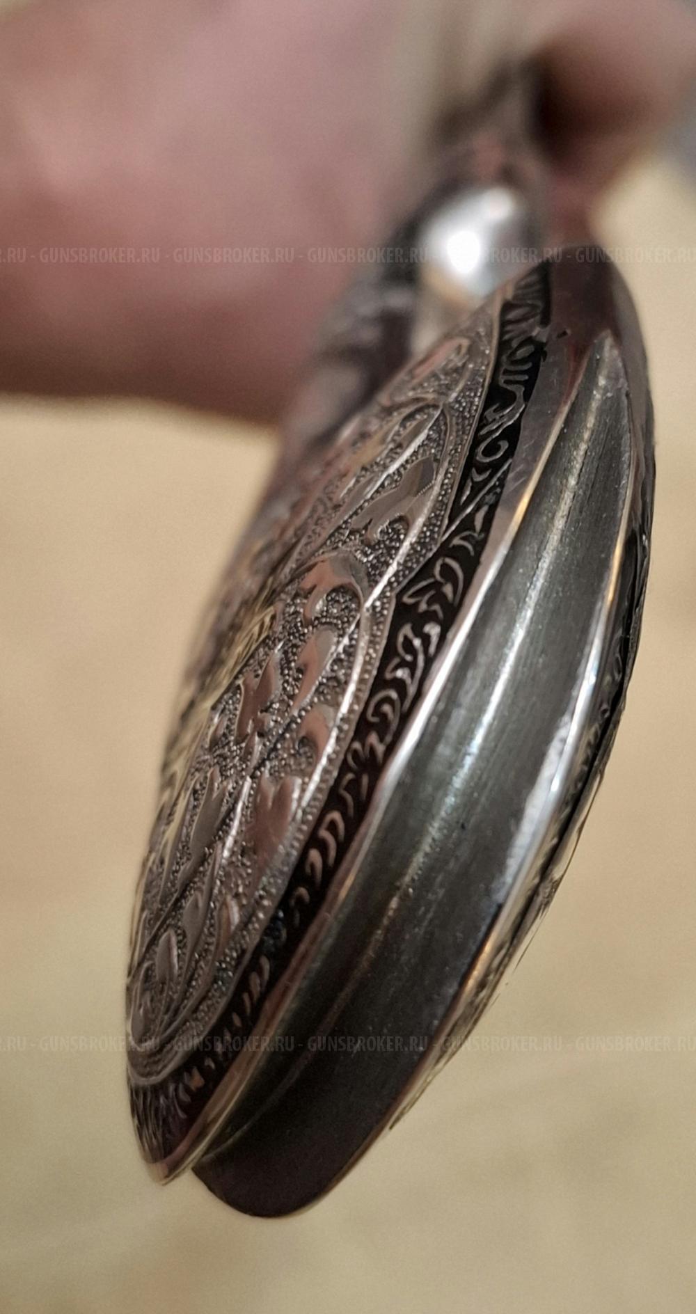 Шашка кавказская утопная мельхиор