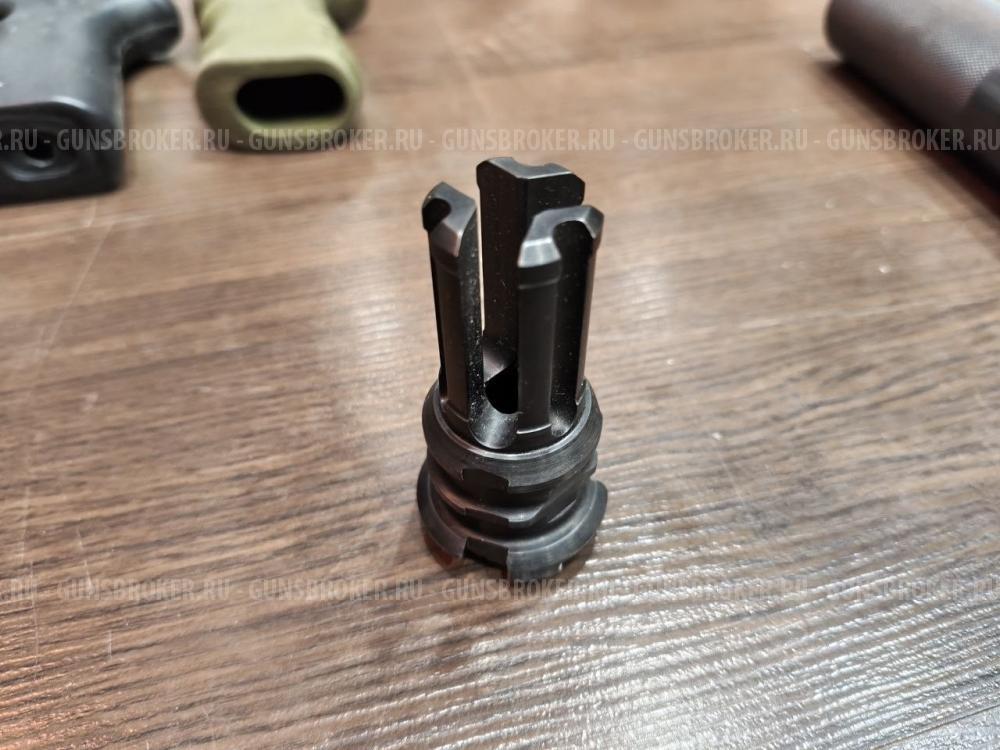 Щелевой пламегаситель для АК-74 5.45 и АК-103 7.62 L.A. Customs