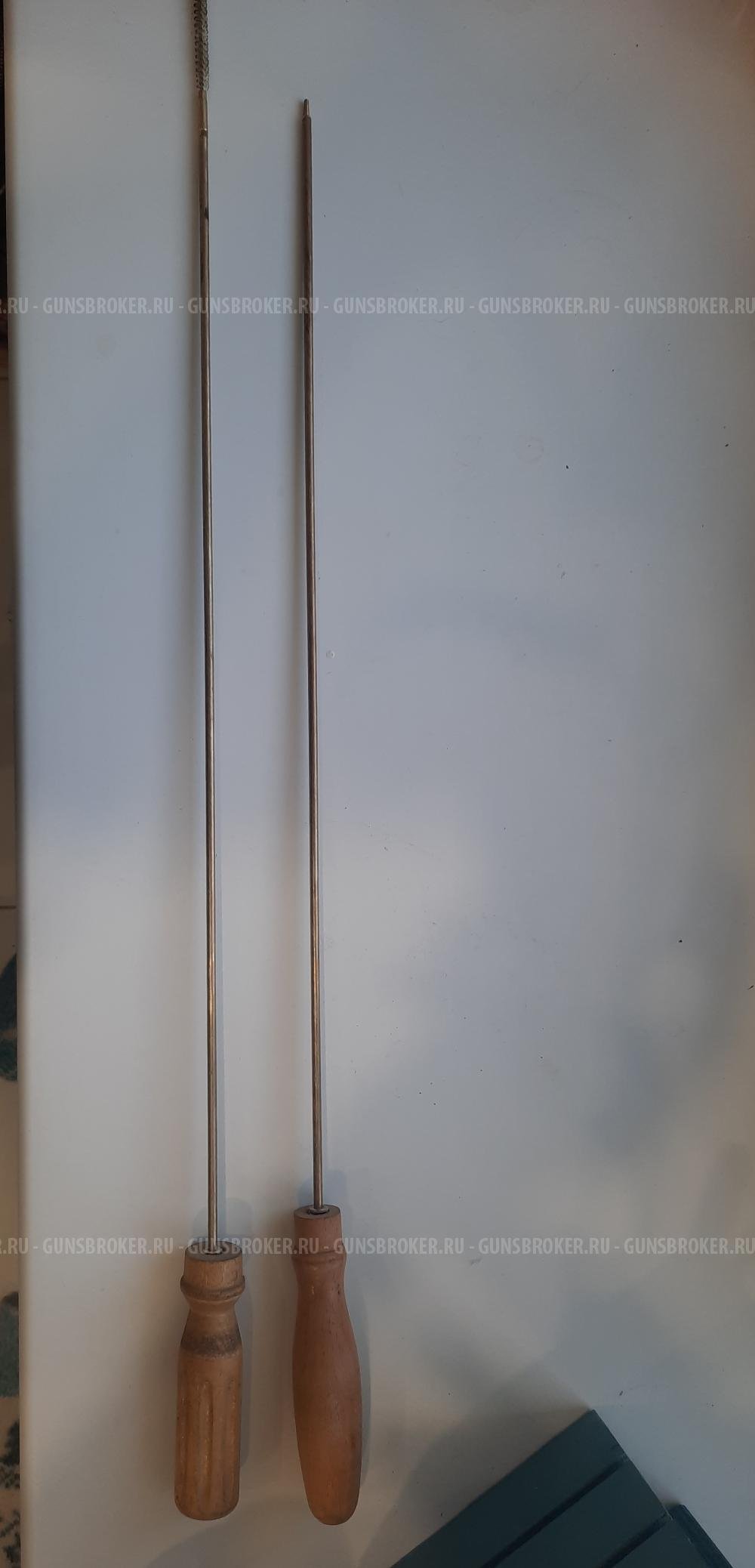 Шомпол цельный латунный 4 мм, на игольчатом подшипнике