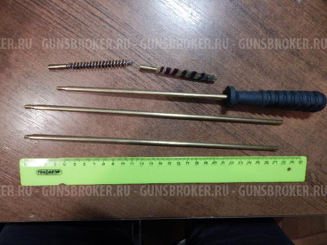 Шомпол с ершиками, калибр 5,6 мм