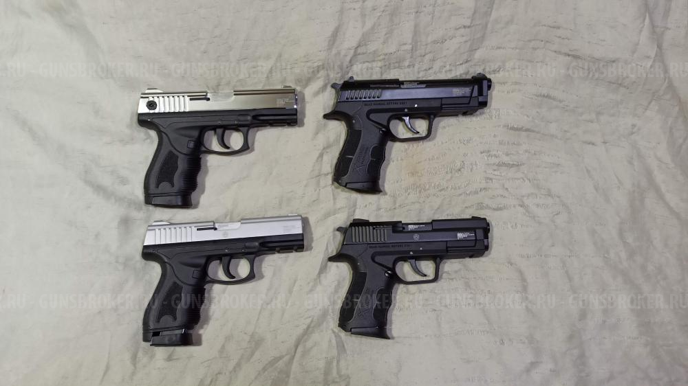 Охолощенный пистолет Retay Beretta 84FS. Glock 17. Blow Mini. XTreme. XPRO. PT24. кал. 9 мм P.A.K. 