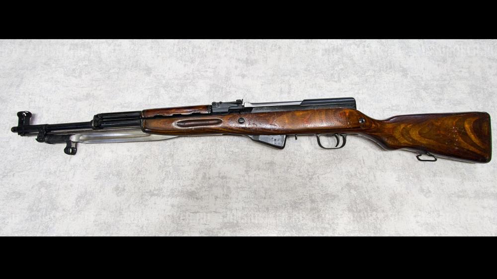 СХП СКС (ВПО-927,1952г, 7,62x39, на одном номере) + макет штык ножа