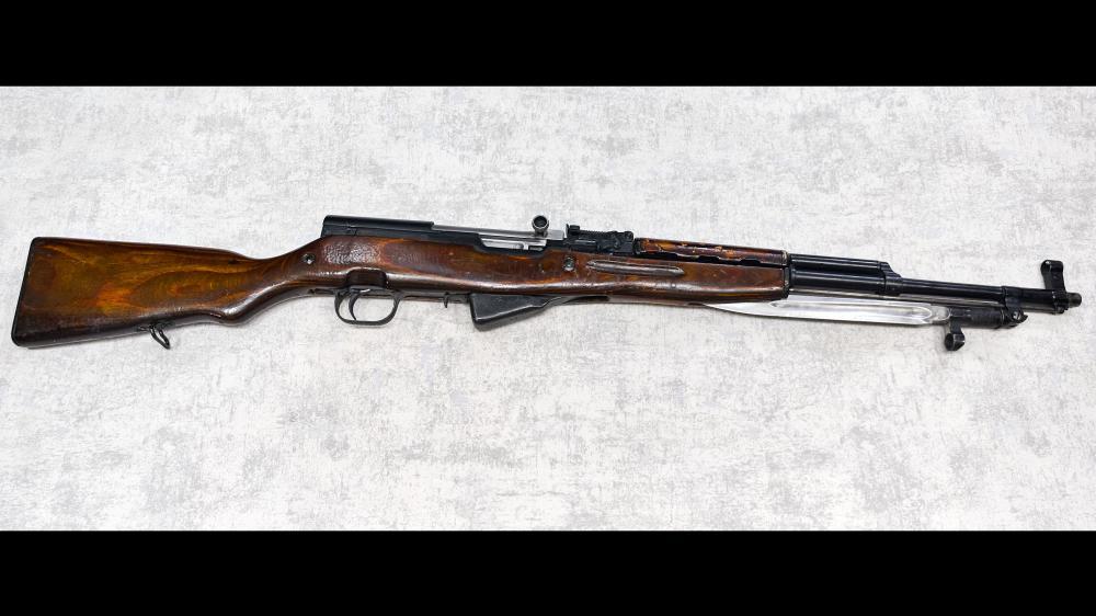 СХП СКС (ВПО-927,1952г, 7,62x39, на одном номере) + макет штык ножа