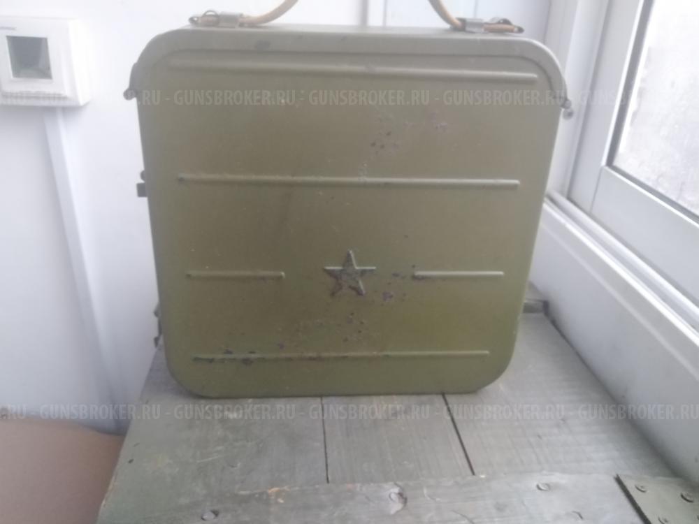 Короб пулеметный Максим. С лентой. СССР. Ленты пулеметные с протяжкой!