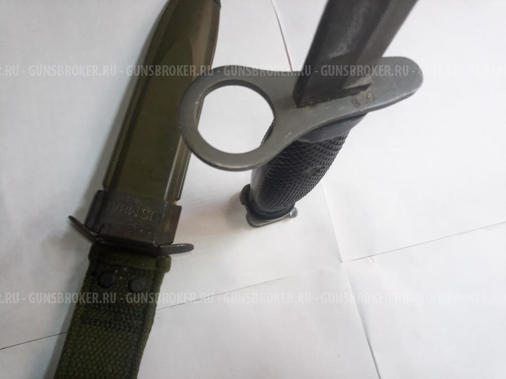 Штык U.S. M7, ножны U.S. M8A1 (PWH)  Вьетнам (1961-1975 г.)