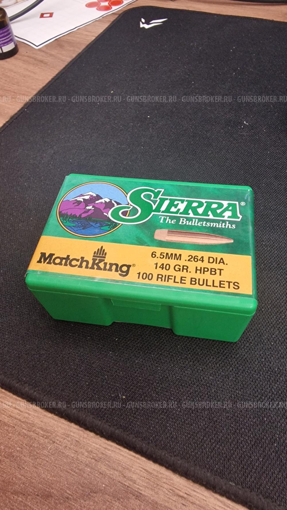 Sierra MatchKing 6.5mm .264, 140gr HPBT