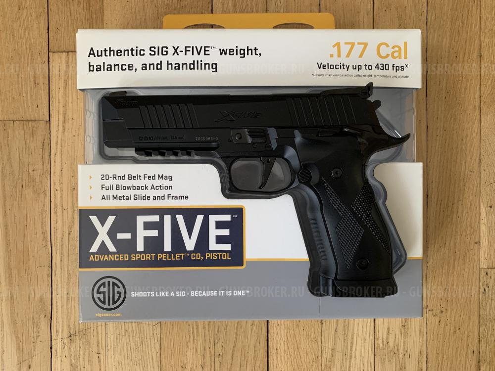 Sig Sauer X-Five (P226-X5-177-BLK) пулевой 4,5 мм blowback