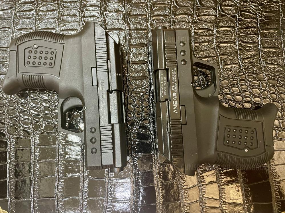 Сигнальные пистолеты COLT 911 (KUZEY) 9mm P.A.K. ЗОЛОТО и НИКЕЛЬ