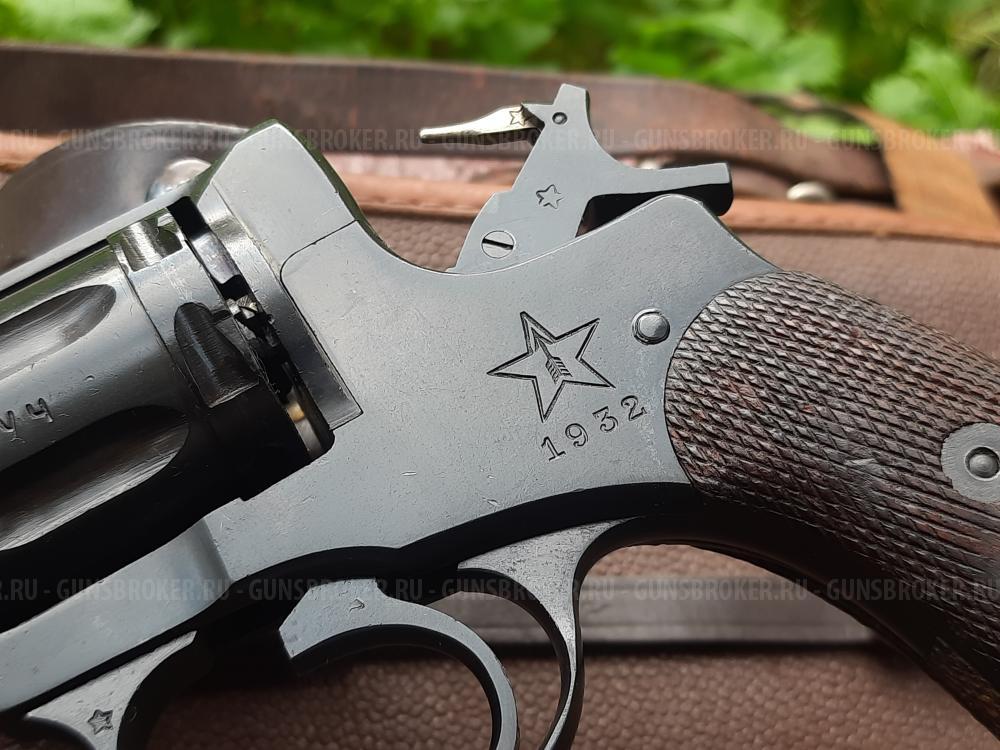 Макет револьвера Наган 1932 года выпуска ЗиД новый, не шлифован, отличный экземпляр