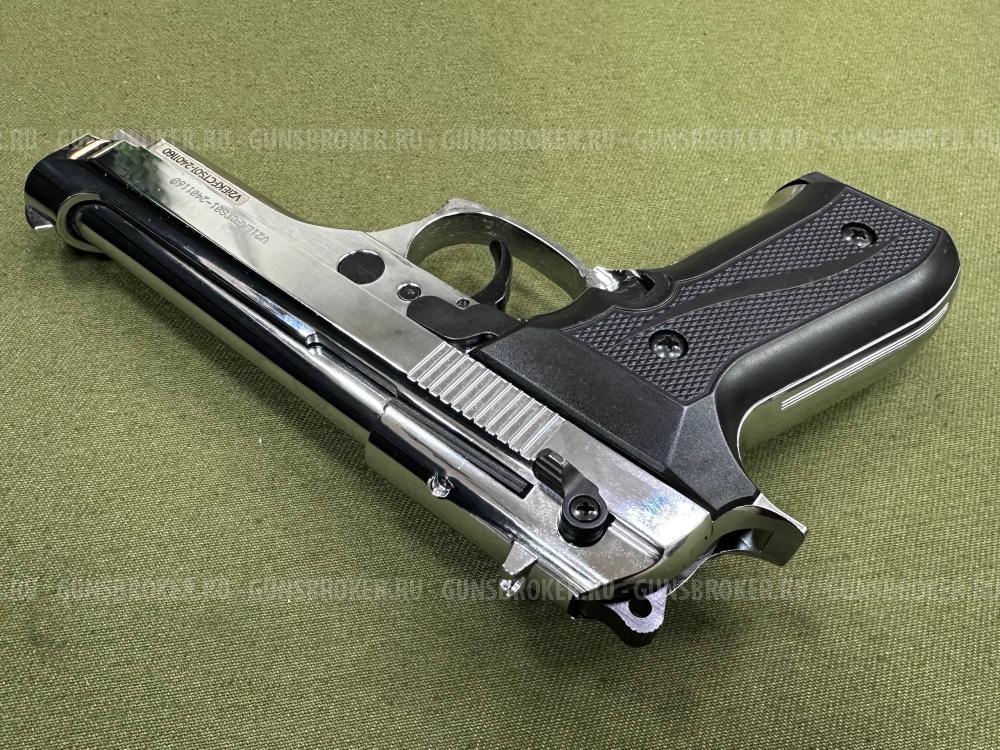 Сигнальный пистолет Beretta B92-S Хром