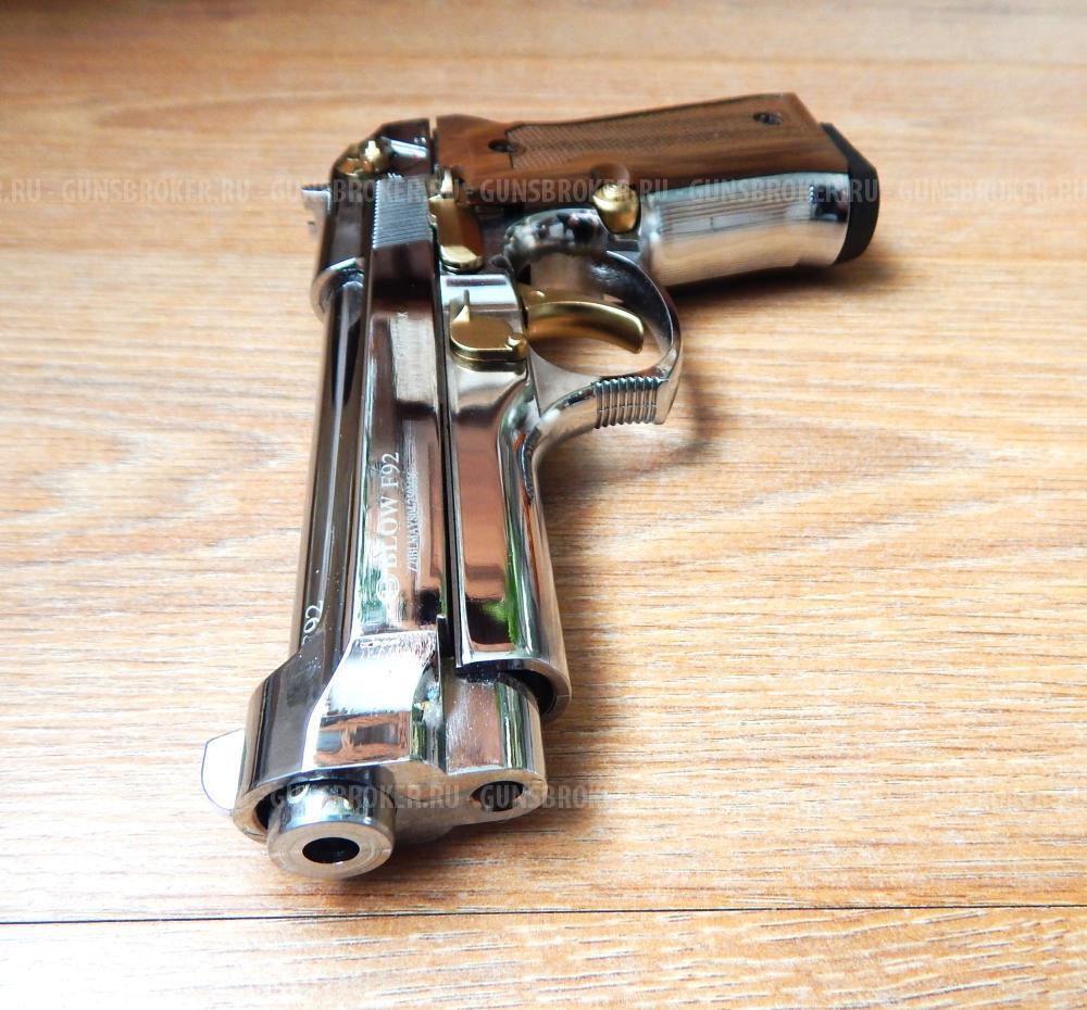 Сигнальный пистолет BLOW F 92. Никель. Новый. 9РАК.