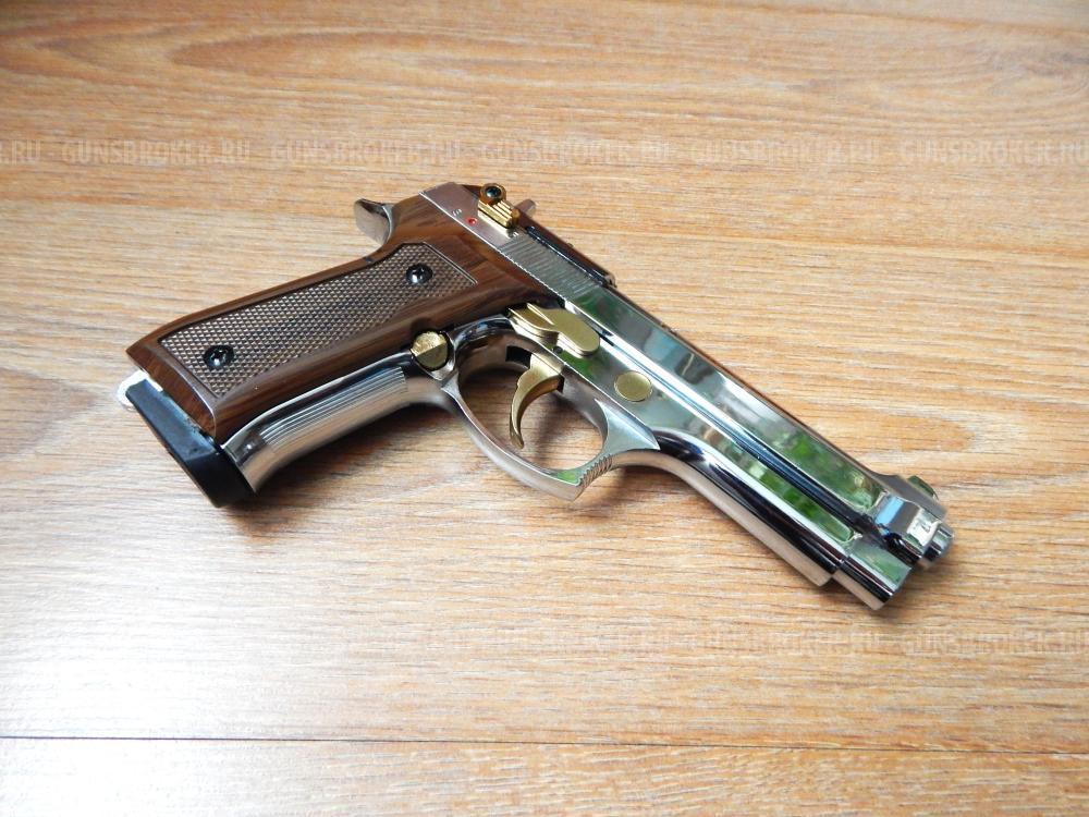 Сигнальный пистолет BLOW F 92. Никель. Новый. 9РАК.