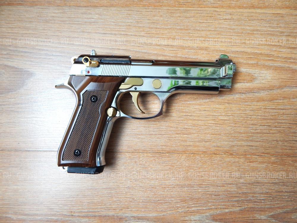 Сигнальный пистолет BLOW F 92. Никель. Новый. 9РАК.