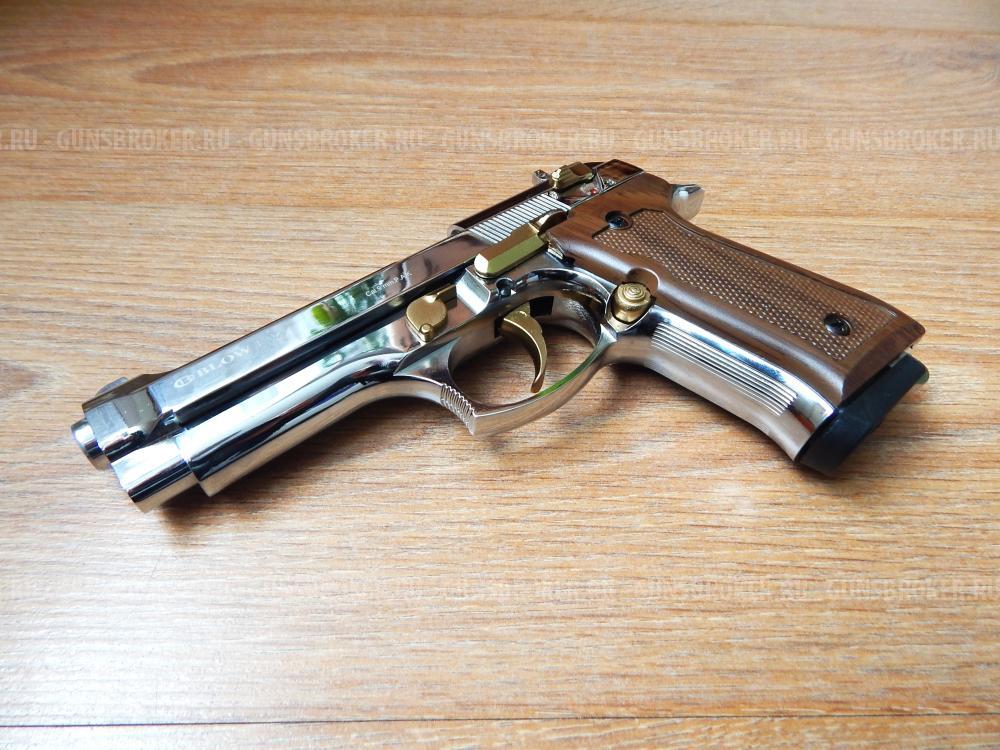 Сигнальный пистолет BLOW F 92. Никель. Новый. 9РАК.