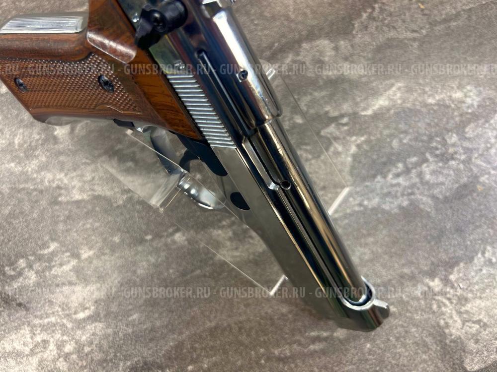 Сигнальный пистолет Blow F92 Auto Chrome (автоматический режим, Beretta 92, Беретта хром) 