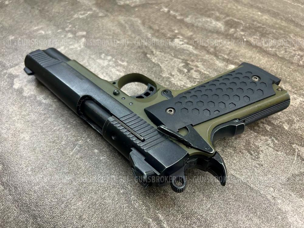 Сигнальный пистолет K1911 KURS Хаки под патрон 10ТК (Кольт Курс, Colt 1911, б/у)