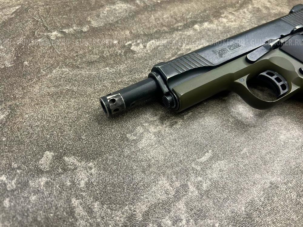 Сигнальный пистолет K1911 KURS Хаки под патрон 10ТК (Кольт Курс, Colt 1911, б/у)