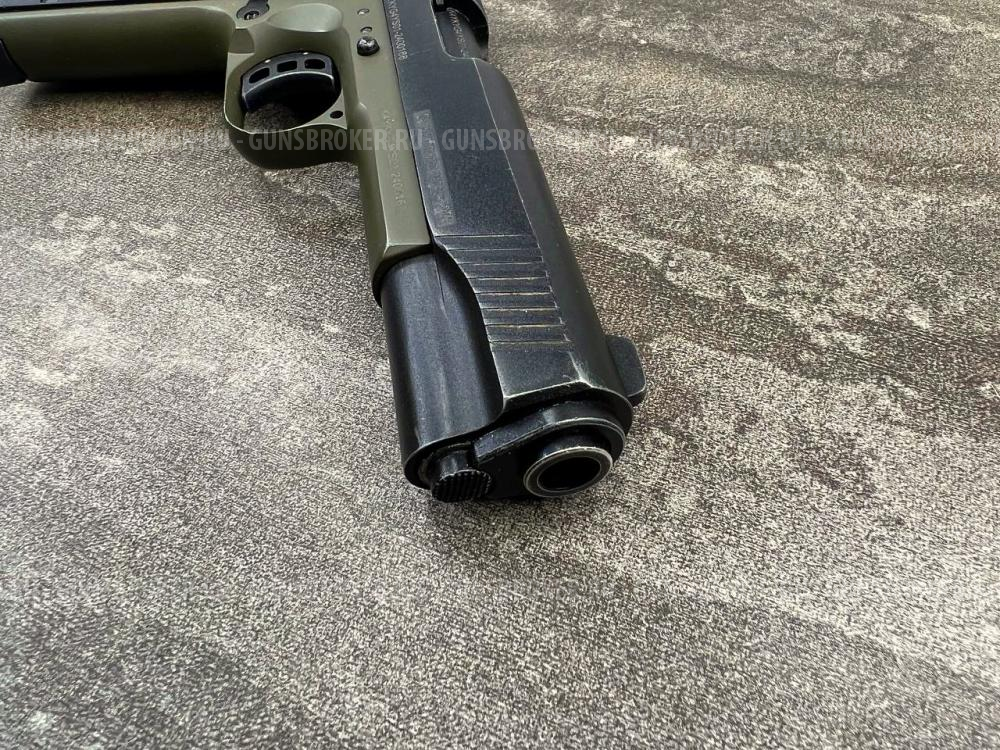 Сигнальный пистолет K1911 KURS Хаки под патрон 10ТК (Кольт Курс, Colt 1911, б/у)