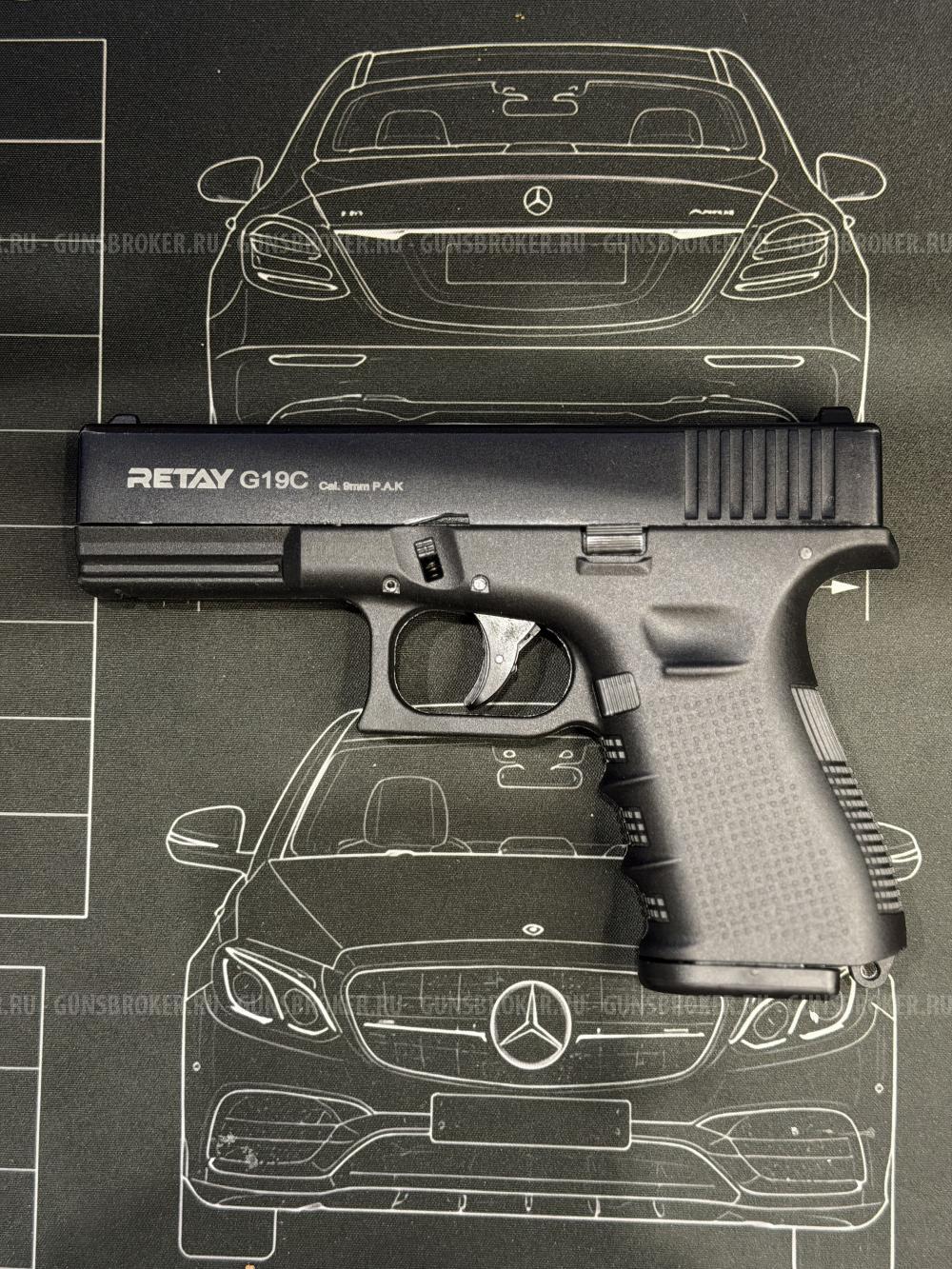 Сигнальный пистолет Retay G19C (Glock 19)